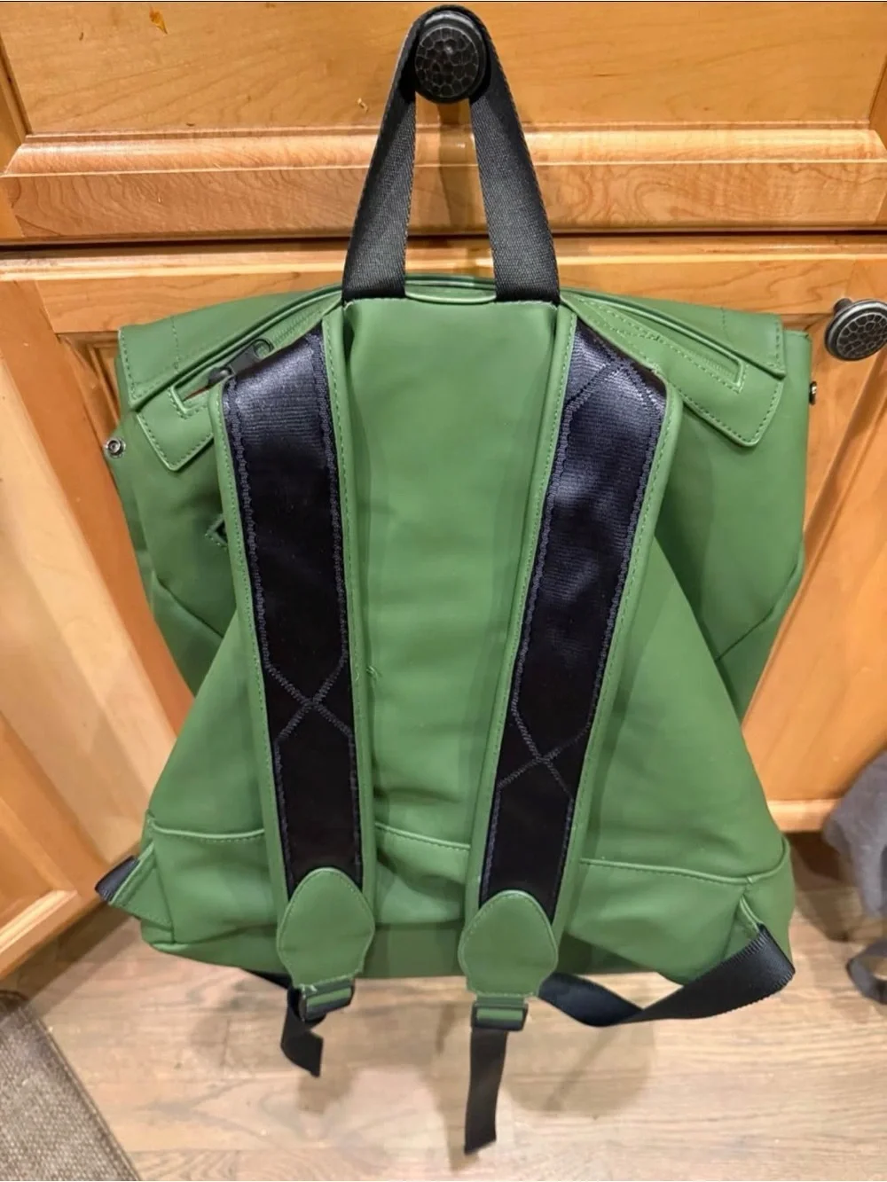 Hunter Olive Green Waterproof Logo Backpack